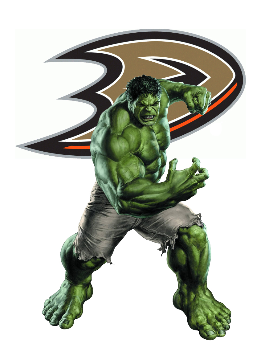 Anaheim Ducks Hulk Logo vinyl decal